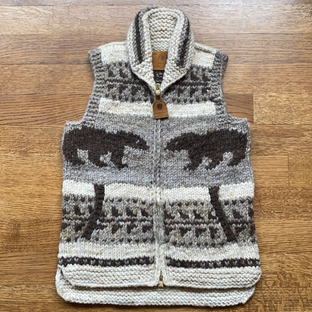 Canadian sweater company Cowichan vest
